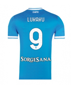 SSC Napoli Romelu Lukaku #9 Maglia Gara Casa Repliche 2025-26 Maniche Corte